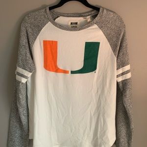 University of Miami Soft Crewneck Size Small
